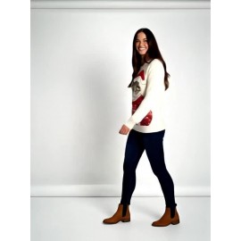 Women'S 3D Printed Cat & Wine Glass Sweater - Cozy Crew Neck, Long Sleeve, Festive Holiday Design with Santa Hat & Christmas Tree, Perfect for Fall & Winter, Holiday Sweater | Festive Cat Design | Construction, Cat Sweater