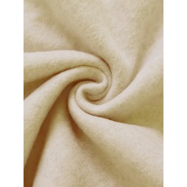 Plus Size smiling face Print Hoodie, Casual Fashion Sweatshirt, Hooded Pocket Drawstring Sweatshirt for Fall & Winter, Women's Clothing