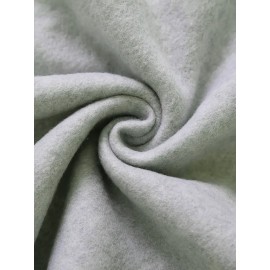 Plus Size smiling face Print Hoodie, Casual Fashion Sweatshirt, Hooded Pocket Drawstring Sweatshirt for Fall & Winter, Women's Clothing