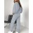 Women'S Stylish Casual Cherry Print Sweatshirt Set, Autumn And Winter Fleece Sweatshirt Outfit for Ladies.